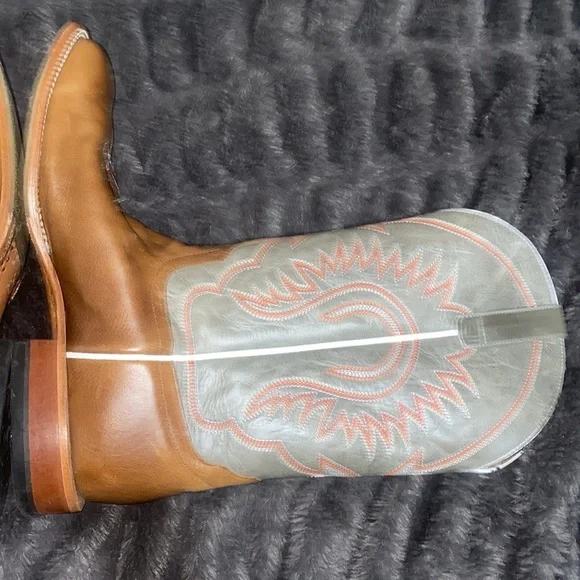 🎀Horse Power Mens Gunny Jimmy Royal Jimmy Leather Cowboy Boots! - Picture 6 of 10